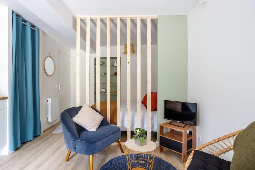 Studio Cosy Neuf - Fibre - Parking Gratuit - Proche Ecoles Et Entreprises Orsay Esterno foto